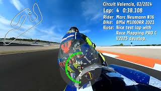 Marc Neumann 36 | 1 Lap@Valencia 1:37.4 | BMW M1000RR 2021