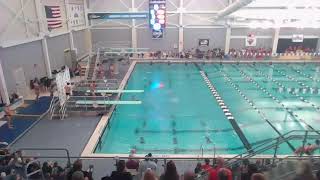 2025 Liberty League Swimming \u0026 Diving Championships- Day 3 Men's 1-Meter Diving Finals