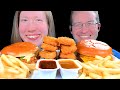 ASMR McDONALD'S FEAST MUKBANG EATING SOUNDS