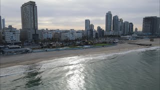 7.12.20 מצב הים תחזית גלים ישראל רחפן שני בוקר Israel Surf Report Drone