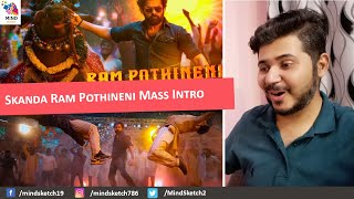 Skanda Movie Scene Reaction | Ram Pothineni Mass Intro Scene