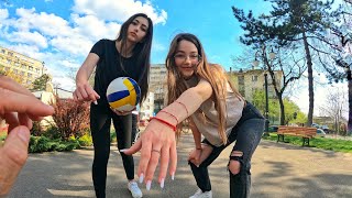 ESCAPING BEAUTIFULS ROMANIAN GIRLS  (Parkour POV Chase in IASI)