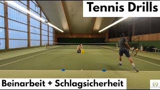 Tennis Übungen | 2 Drills für die Beinarbeit und Schlagsicherheit | Tennis Mastery