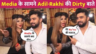 Boyfriend Adil Dirty Talk With Rakhi Sawant Front Of Media !