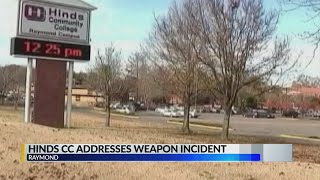 Gun discharged at Hinds CC