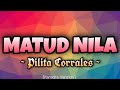 Pilita Corrales - MATUD NILA [Karaoke Version]