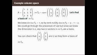 L43: kernel and image calculations