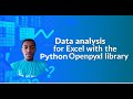Data Analysis for Excel with the Python OpenpyXL library