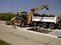 darrell on the backhoe