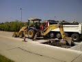 darrell on the backhoe