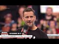 FULL SEGMENT - CM Punk comes face-to-face with Rollins in brand decision Raw, Dec. 11, 2023