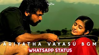 Ariyatha vayasu song bgm whatsapp status | paruthiveeran