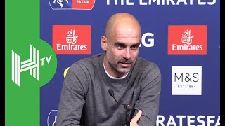 Pep Guardiola SNAPS at reporter after Man City complete treble