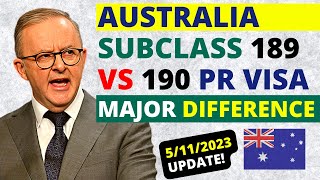 Australia Visa 189 Vs 190 | 3 Major Differences | Australia Visa Updates 2023