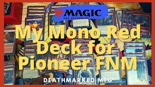 My Magic: the Gathering Pioneer Mono Red Cleave Aggro Deck for MTG Iloilo FNM