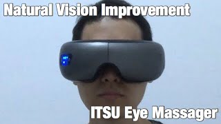 Unbox: Itsu Eye Massager with soothing heat, air pressure, vibration massage, music - Natural Vision