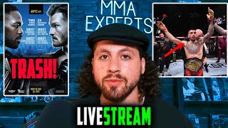 UFC 309 IS TRASH! DANA'S MELTDOWN? TOPURIA CHINS HOLLOWAY! UFC EDMONTON PREDICTIONS - LIVESTREAM QNA