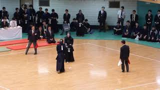 2019 関東学生剣道選手権３回戦 国際武道大 岩切 vs 國士舘 中島