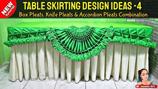 SUNFLOWER-2 |Table Skirting Design Ideas-4  Tutorial |best for any occasion