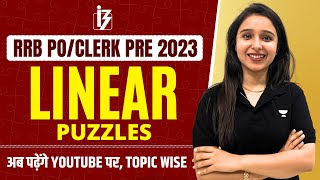 Linear Puzzles | RRB PO/Clerk Prelims 2023 | Parul Gera | Puzzle Pro