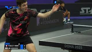 FULL MATCH | Thibault Poret vs Lim Jonghoon | MS R32 | #WTTDoha 2025