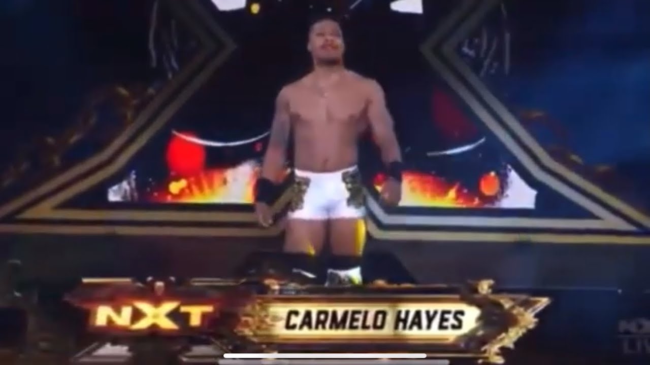 Carmelo Hayes Debut In WWE - YouTube