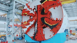 China's largest shield tunneling machine rolls off production line