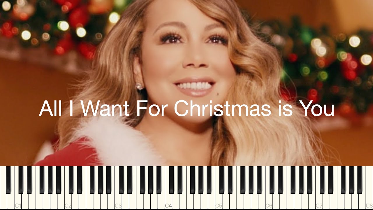 All I Want For Christmas Is You⎮Mariah Carey(머라이어 캐리)⎮크리스마스 팝송⎮피아노악보⎮계 ...