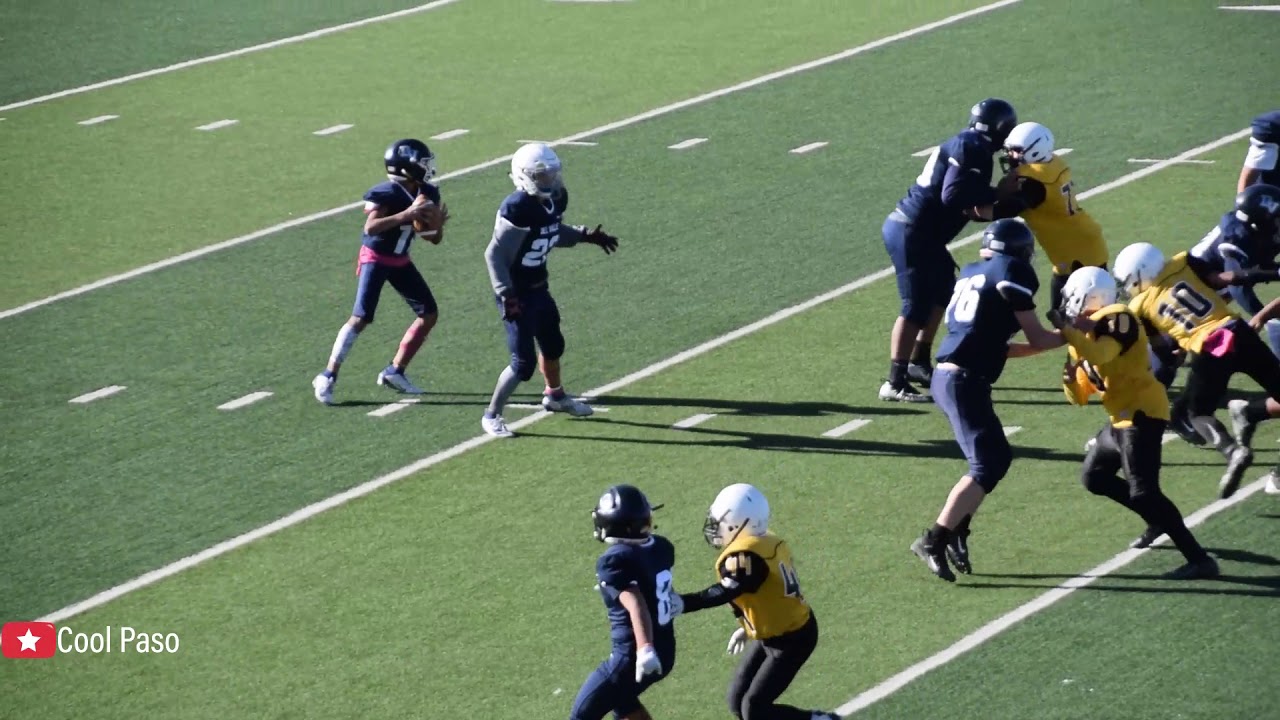 7th Grade Football: Del Valle Vs Parkland Fall 2019 - YouTube