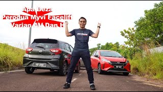 Perodua Myvi Facelift Varian AV Dan H, Apa Beza?