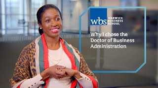 Why I chose the Doctor of Business Administration