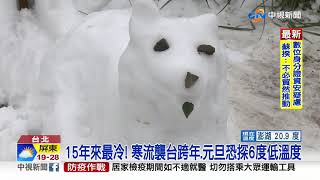 好天氣再4天! 寒流下週三襲台 陽明山恐降雪│中視新聞 20201226