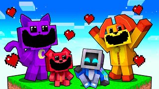 Having a SMILING CRITTERS FAMILY in Minecraft!