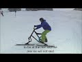 how to skibike braking