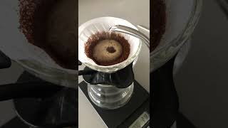 Pour Over Coffee with Hario V60-01 #shorts