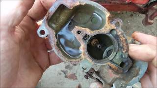 73 Gravely C8 Custom Convertible part 7 carburetor disassembly and screw up