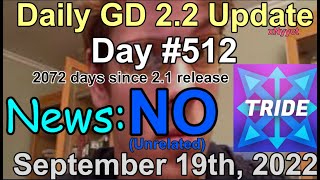 Daily Geometry Dash 2.2 Update: DAY 512 (ft. Tride)