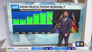 Warming and wet trend starts Monday