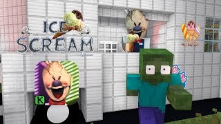 Monster School: Ice Scream Horror Game - Minecraft Animation