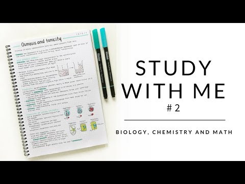 Study with me #2 | Biology notes, chemistry notes and math | studytee Study with me #2 | Biology notes, chemistry notes and math | studytee