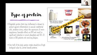 Importance of dietary protein in HD Patients, Dr Dharshan Rangaswamy