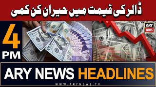 ARY News 4 PM Headlines 6th October 2023 | 𝐃𝐨𝐥𝐥𝐚𝐫 𝐈𝐧𝐭𝐞𝐡𝐚𝐞 𝐒𝐚𝐬𝐭𝐚!