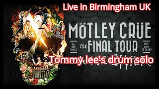 Mötley Crüe Live in Birmingham UK - Tommy Lee drum solo
