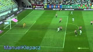 Niesamowita akcja piłkarzy Lechii Gdańsk (Gol 3-1 Lechia Gdańsk - Cracovia ) 10-08-2013  HD