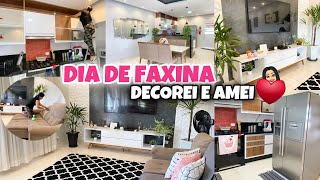 DIA DE FAXINA / Decorei o Lar 🏠 / Comprinhas Fofas / Casa Limpíssima  / PAULA CARDOZO