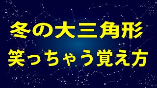 【受験理科】「冬の大三角形」笑っちゃう覚え方