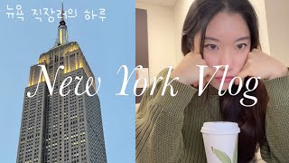 뉴욕 직장인의 하루 | Work day in new york | new york vlog