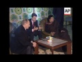 wrap gadhafi meets with medvedev gadhafi hosts putin in bedouin tent