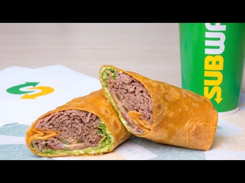 Subway Signature Wrap Turkey, Bacon & Guacamole Review - YouTube