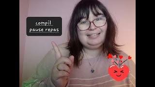 #asmr COMPILATION pause repas avec ton amie (1h20) 🤩